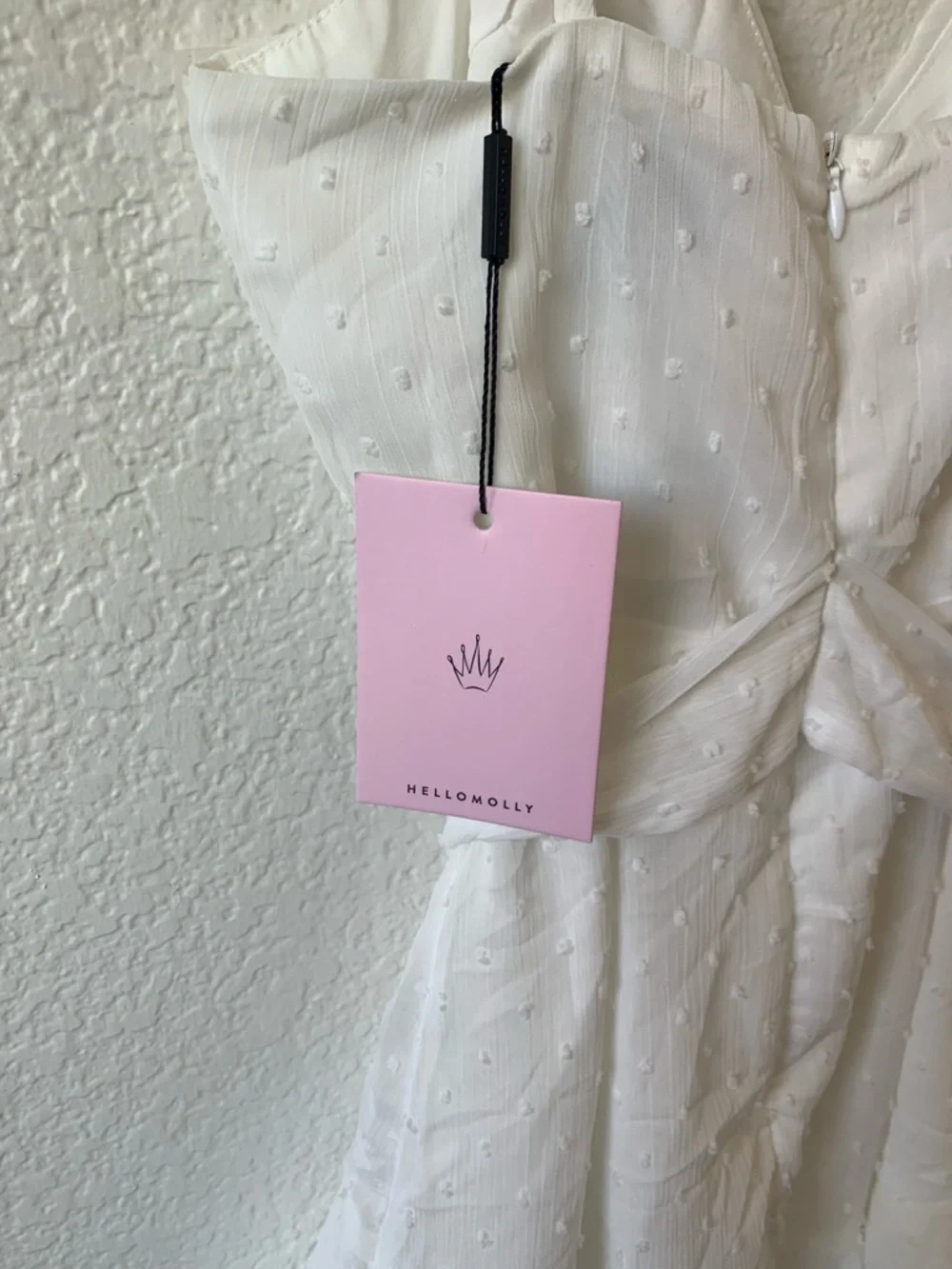 Hello Molly White Tiered Ruffle Mini Dress - Picture 4 of 6